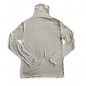cream turtleneck sweater top